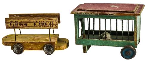 TREN DEL CIRCO EN MADERA AÑOS 50