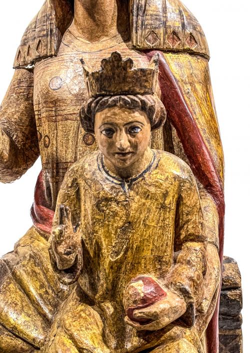 TALLA ROMANICA DE ESCUELA CATALANA, FLES S.XIII