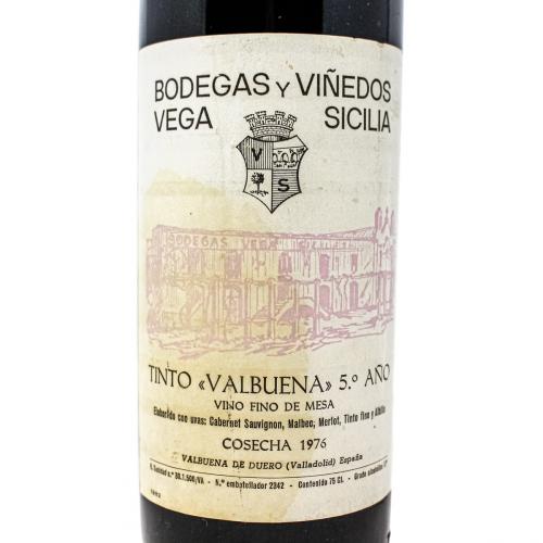 BOTELLA DE VEGA SICILIA COSECHA DE 1976