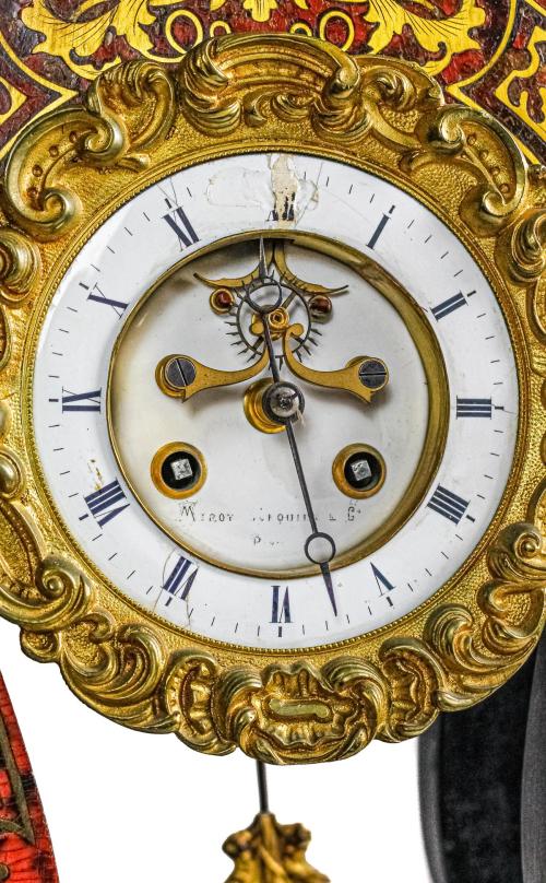 RELOJ DE SOBREMESA ESTILO BOULLE S.XIX