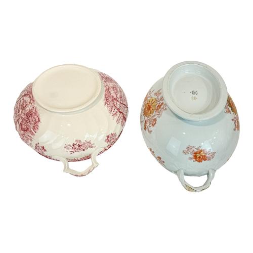 DOS SOPERAS EN PORCELANA DEL ÚLTIMO CUARTO DEL S.XX