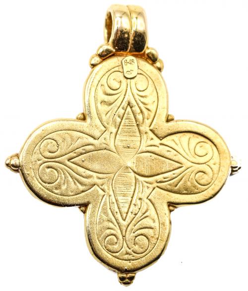 COLGANTE CRUZ CON PERLA