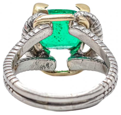 ANILLO PIEDRA CON CUARZO VERDE