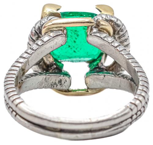 ANILLO PIEDRA CON CUARZO VERDE