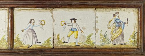 PLAFÓN DE BALDOSAS VALENCIANAS DEL S. XVIII