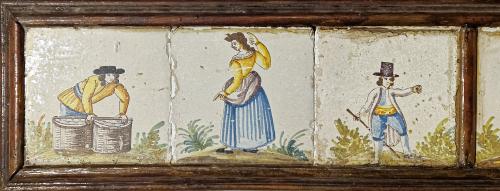PLAFÓN DE BALDOSAS VALENCIANAS DEL S. XVIII