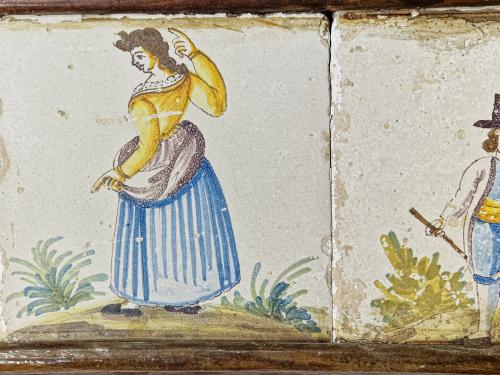 PLAFÓN DE BALDOSAS VALENCIANAS DEL S. XVIII