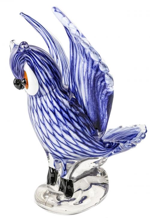 FIGURA EN CRISTAL DE MURANO DE LA SEGUNDA MITAD DEL S.XX