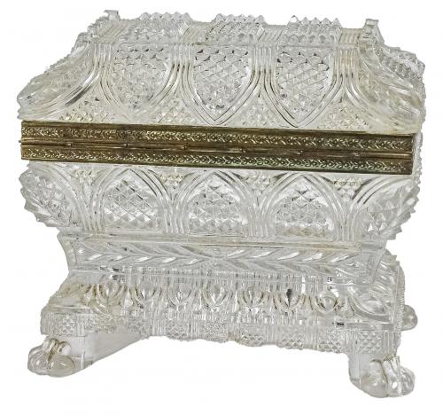 CAJA DE VIDRIO DEL PRIMER CUARTO DE SIGLO XX