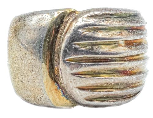 ANILLO DE PLATA Y ORO 