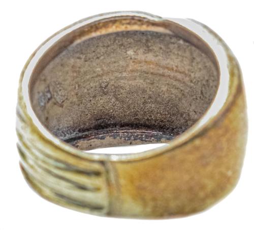 ANILLO DE PLATA Y ORO 