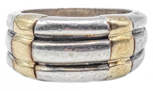 ANILLO DE PLATA Y ORO 