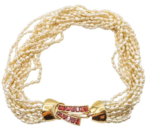 COLLAR DE PERLAS AÑOS 80