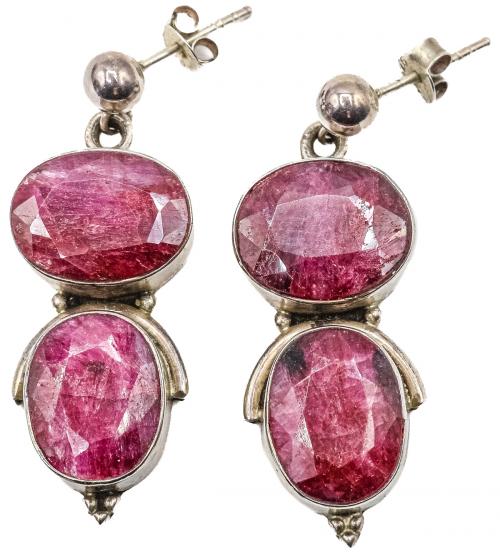 CONJUNTO DE PENDIENTES Y ANILLO DE PLATA