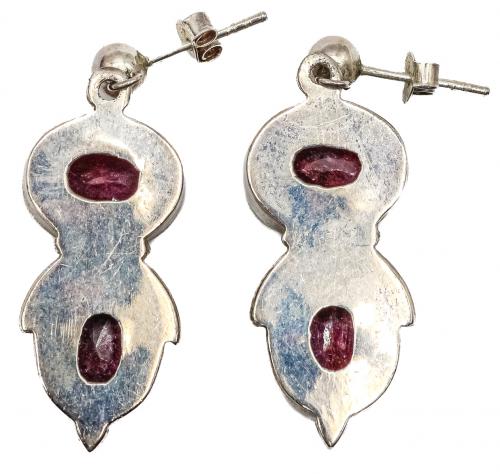 CONJUNTO DE PENDIENTES Y ANILLO DE PLATA