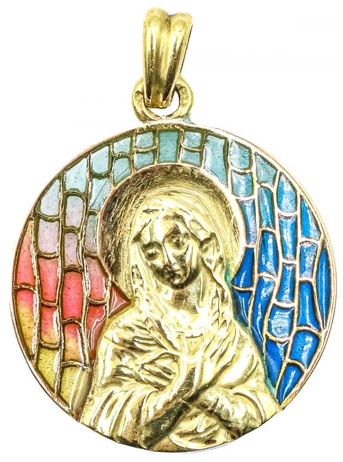 MEDALLA DEVOCIONAL DE MASRIERA Y CARRERAS