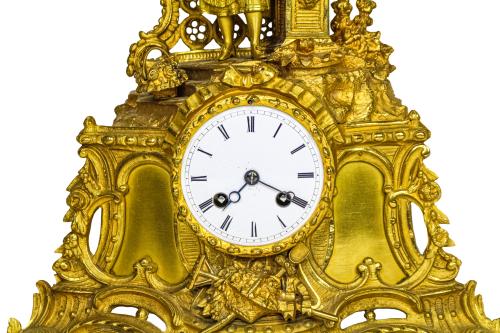 RELOJ DE SOBREMESA FRANCÉS DEL ÚLTIMO CUARTO DEL S.XIX