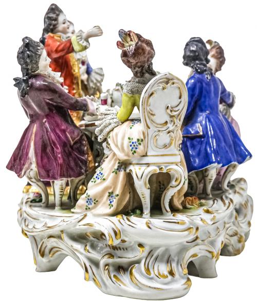 FIGURA EN PORCELANA ALEMANA DE MEISSEN PRIMER TERCIO S.XX