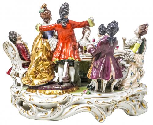 FIGURA EN PORCELANA ALEMANA DE MEISSEN PRIMER TERCIO S.XX