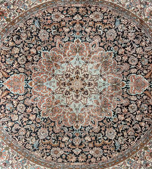 ALFOMBRA PERSA DE FORMA CIRCULAR