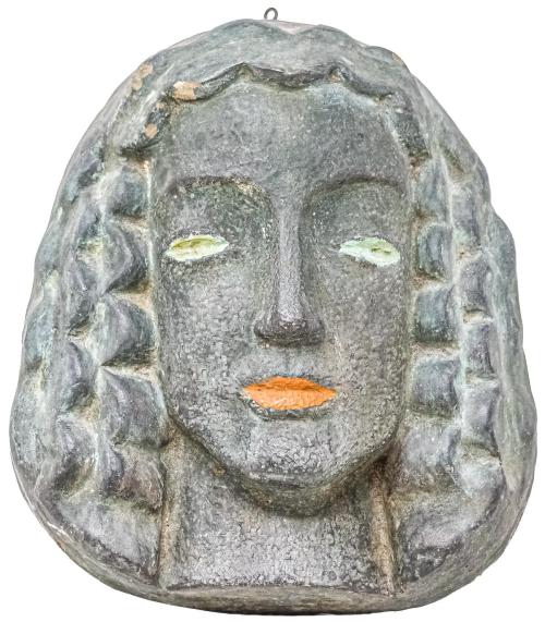 BUSTO EN GRES ART DECÓ DE LOS AÑOS 30