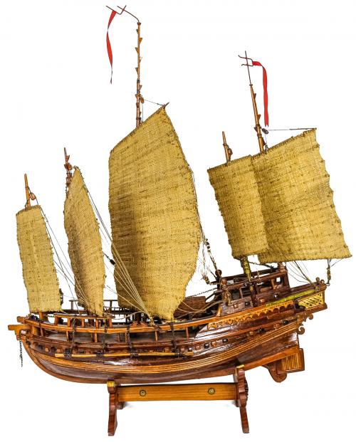 MAQUETA DE BARCO DE MEDIADOS DEL S.XX