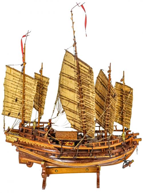 MAQUETA DE BARCO DE MEDIADOS DEL S.XX