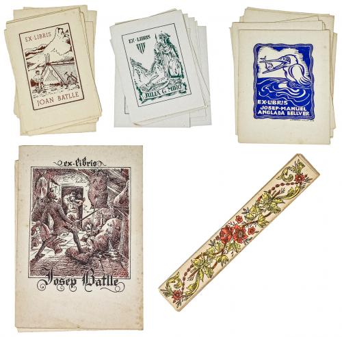 COLECCIÓN DE 62 EX-LIBRIS