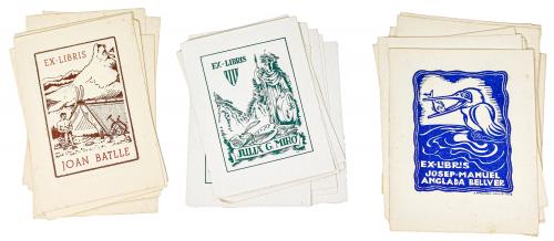 COLECCIÓN DE 62 EX-LIBRIS