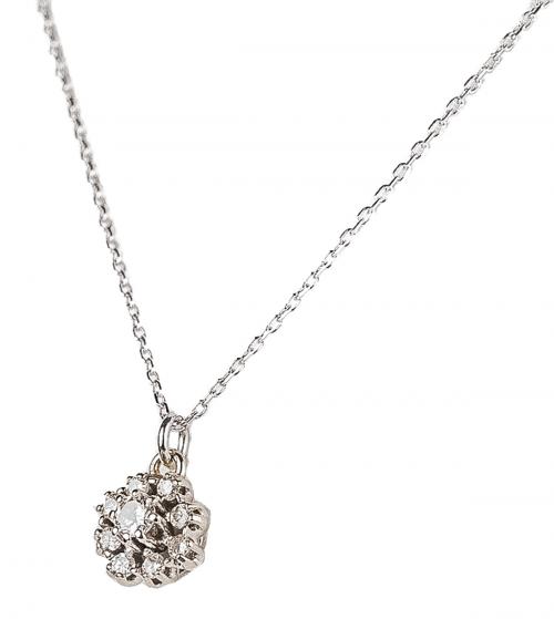 COLGANTE ROSETÓN CON BRILLANTES