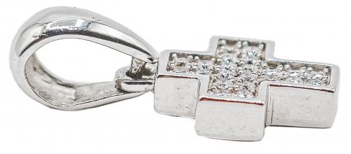 CRUZ COLGANTE CON BRILLANTES