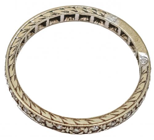 ALIANZA CON DIAMANTES DE MEDIADOS DEL S.XX