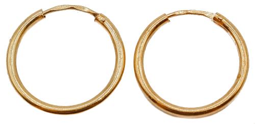 PENDIENTES ARGOLLAS DE ORO