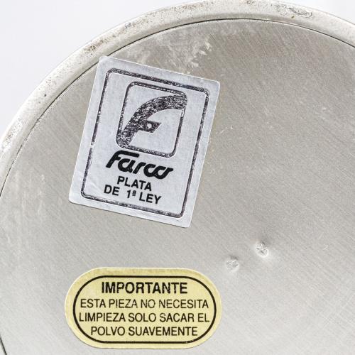 JARRA DE PLATA DE LA SEGUNDA MITAD DE SIGLO XX