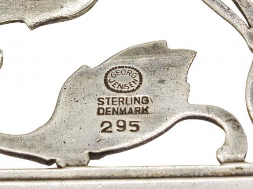 BROCHE GEORG JENSEN DE MEDIADOS DEL S.XX