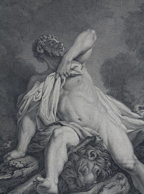 GRABADO FRANCÉS DEL SIGLO XVIII