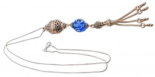 COLLAR CON COLGANTE CON CRISTAL DE MURANO