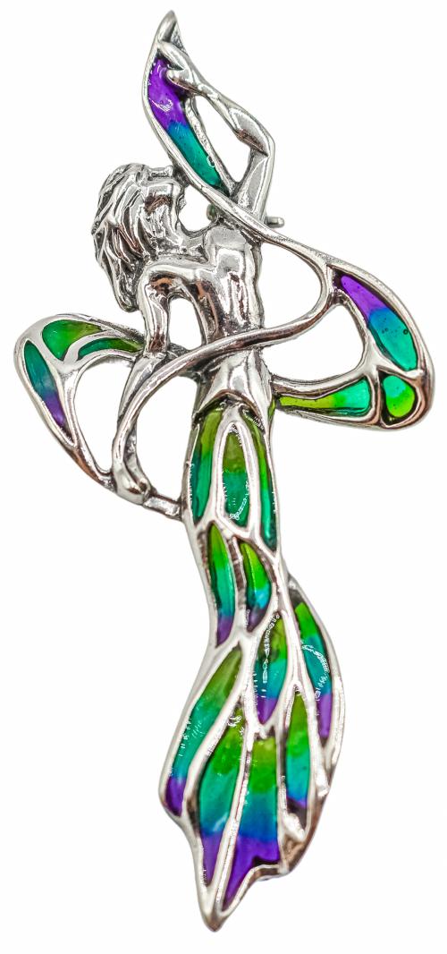 BROCHE COLGANTE NINFA DE AGUA