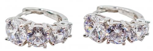 PENDIENTES ARGOLLAS CON CIRCONITAS