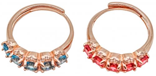 DOS ANILLOS CON CIRCONITAS