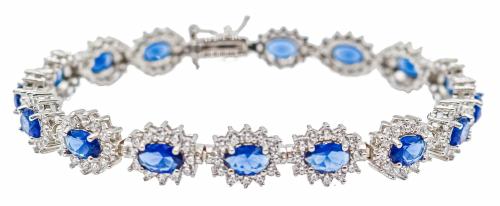 PULSERA ROSETÓN CLÁSICA CON CIRCONITAS