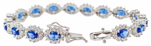 PULSERA ROSETÓN CLÁSICA CON CIRCONITAS