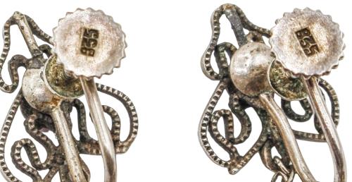 PENDIENTES LARGOS DE MEDIADOS DEL S.XX