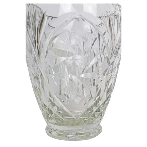 JARRÓN EN CRISTAL DE MEDIADOS DEL S.XX