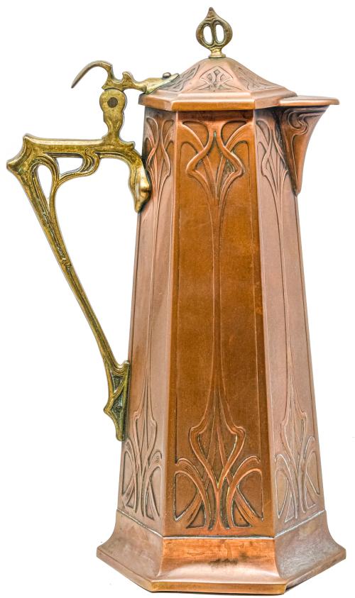 JARRA METAL CIRCA 1900