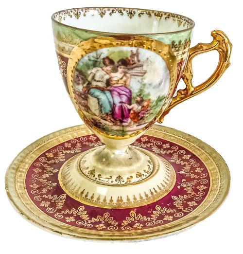 SEIS TAZAS DE COLECCIÓN DE LOS S. XIX-XX