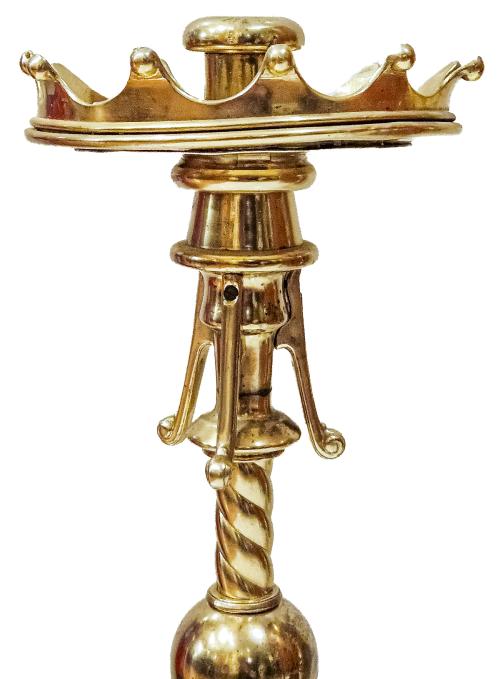 PAREJA DE CANDELEROS MODERNISTAS CIRCA 1900