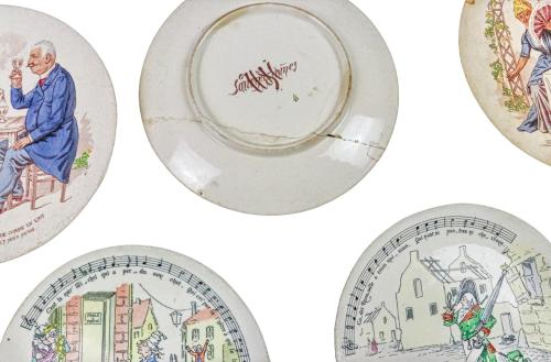 CONJUNTO DE PLATOS DE FINALES DEL S.XIX
