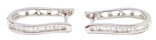 PENDIENTES ARGOLLAS CON DIAMANTES