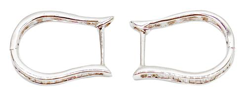 PENDIENTES ARGOLLAS CON DIAMANTES